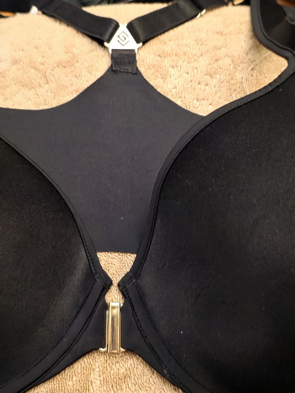 ThirdLove Black Front-Closure Racerback Bra NWT Size 36F